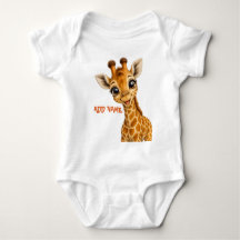 Coleção de Bebê Animal Ativo Fofo Girafa