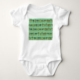 Body Para Bebê Coleção De Cactus: Conjunto De Portas Desenhado À
