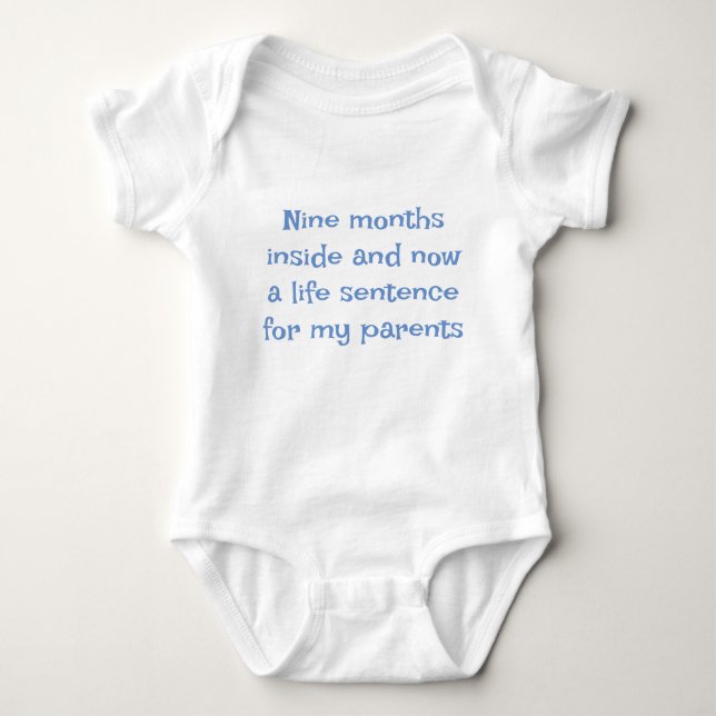 Body Para Bebê Colete de bebê com slogan (Frente)