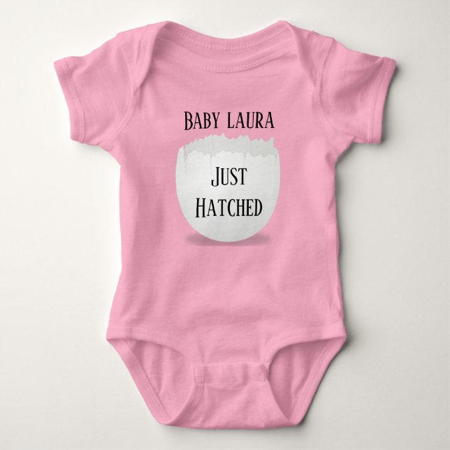 Body Para Bebê Colete de bebê Páscoa personalizado que acabou de  (Frente)