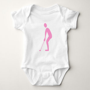 Body Para Bebê Colocando - Rosa