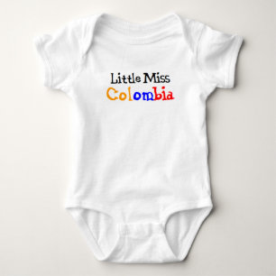 Body Para Bebê colombiana pequena senhorita