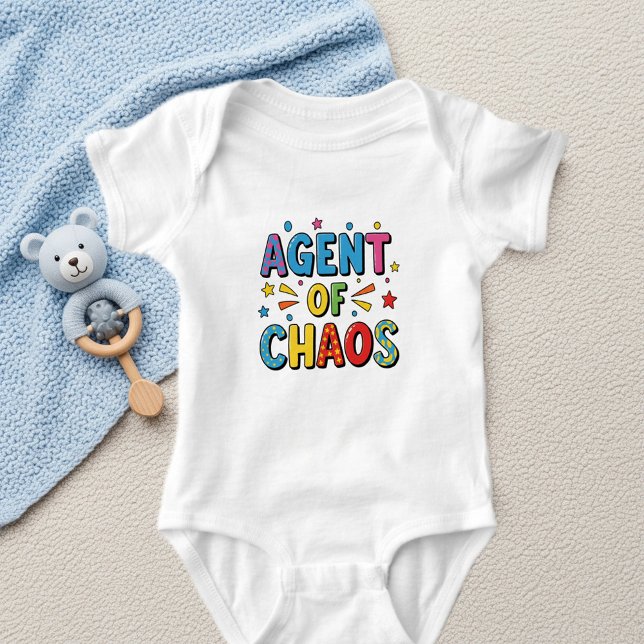 Body Para Bebê Colorful Funny Baby Bodysuit – White (Criador carregado)