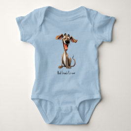 Body Para Bebê Com texto personalizado, 🐶louco 🤪 whippet