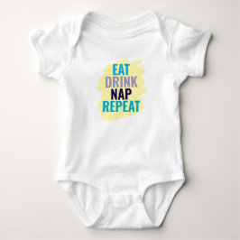 Body Para Bebê Comer Beber Dormir e Repetir