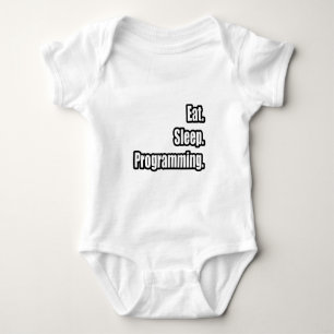 Body Para Bebê Comer.Dormir. Programação.