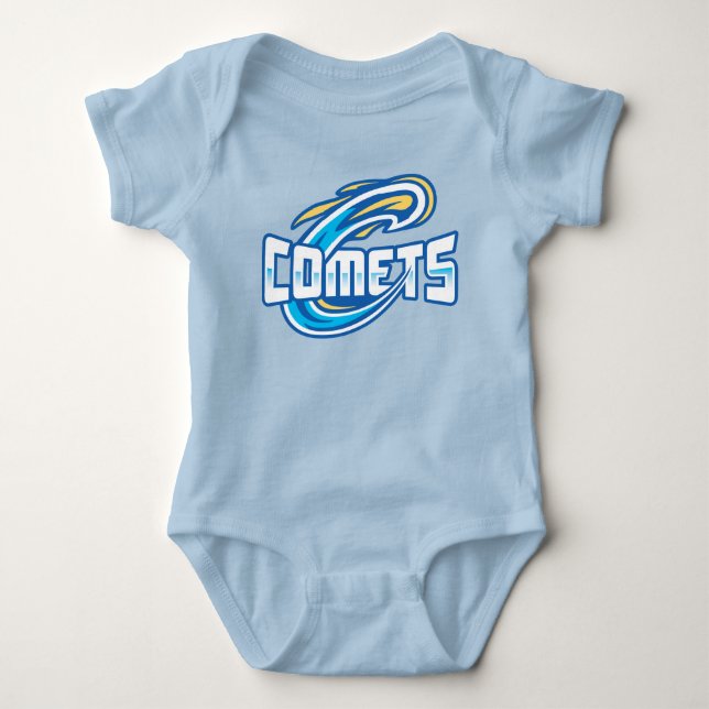 Body Para Bebê Cometas do Cottey College (Frente)