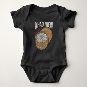 Body Para Bebê Comida Asiática Laos Tailandês Khao Niew Sticky 