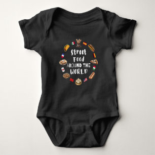 Body Para Bebê Comida de rua em todo o mundo
