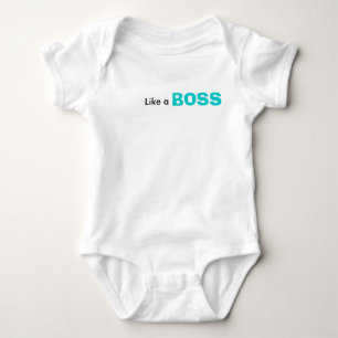 Body Para Bebê Como um chefe