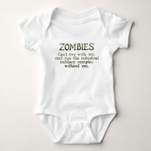 Body Para Bebê Complexo Militar Industrial de Zombies