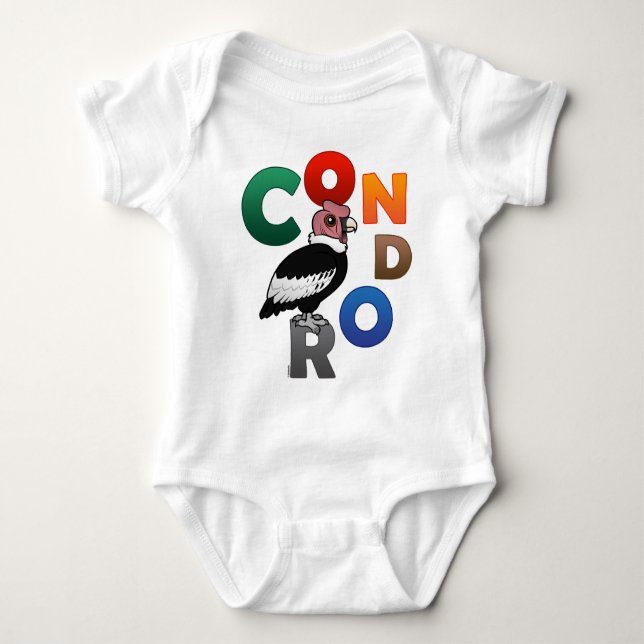 Body Para Bebê Condor colorido (Frente)