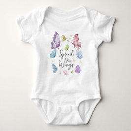 Body Para Bebê Conjunto Boho Espalhe As Asas Borboleta Bebê