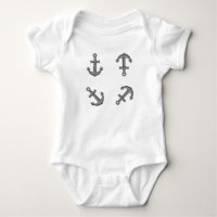 Conjunto de Âncora de Barco de Desenho Animado