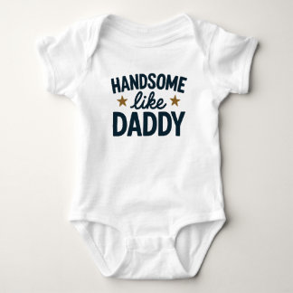 Body Para Bebê Conjunto de Bebê Adorável com Humor de Pai 