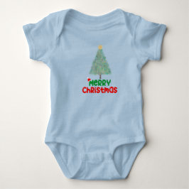 Body Para Bebê Conjunto de Bebê Árvore de Natal Fofo