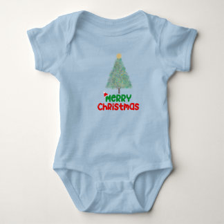 Body Para Bebê Conjunto de Bebê Árvore de Natal Fofo