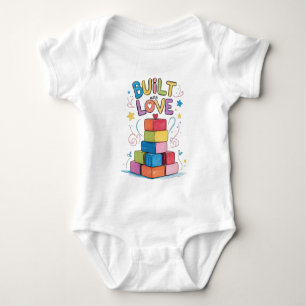 Body Para Bebê Conjunto de Bebê Blocos de Brinquedo Feitos com Am