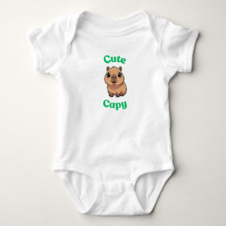 Body Para Bebê Conjunto de Bebê Capivara Fofa | Roupa de Bebê Ani