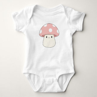 Body Para Bebê Conjunto de Bebê Cogumelo Rosa Fofo – Kawaii Toads