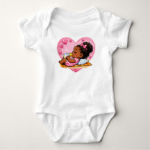 Conjunto de Bebê com Design de Coração Adorável