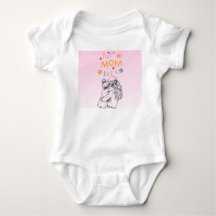 Conjunto de Bebê de Banho Cute Best Mom Ever