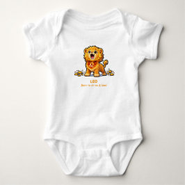Body Para Bebê Conjunto de Bebê Leão Leo Zodiaco Fofinho - Nascid