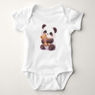 Body Para Bebê Conjunto de Bebê Panda Adorável