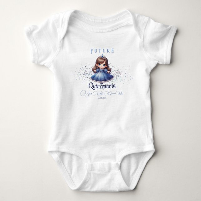 Body Para Bebê Conjunto de Bebê para Futuras Quinze Anos – Presen (Frente)