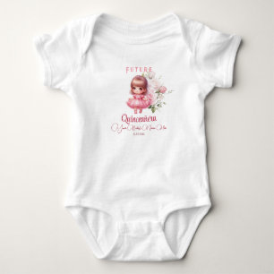Body Para Bebê Conjunto de Bebê para Futuro Quinceañera – Vestido