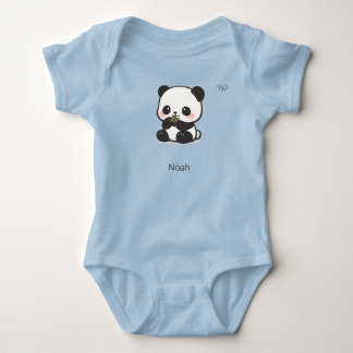 Body Para Bebê Conjunto de Bebê Personalizado de Panda Chibi Fofo