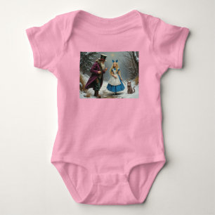 Body Para Bebê Conjunto de bebé rosa bebê Winter Alice
