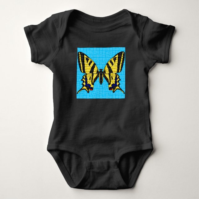 Body Para Bebê Conjunto de Bebê Swallowtail (vívido) (Frente)
