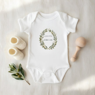 Body Para Bebê Conjunto de Body Personalizado de Bebê com Coroa d