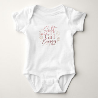 Body Para Bebê Conjunto de Bodysuit com Energia de Menina Sensual
