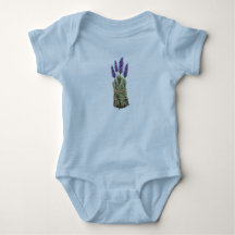Conjunto de Lavanda e Salvia Bodysuit para Bebê | 