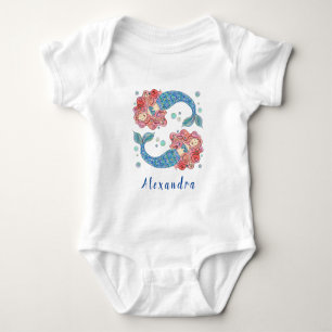 Body Para Bebê Conjunto de sereia personalizado