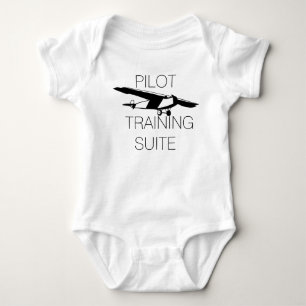 Body Para Bebê Conjunto de treinamento de piloto fofo