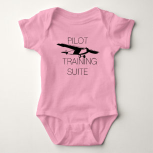 Body Para Bebê Conjunto de treinamento de piloto fofo