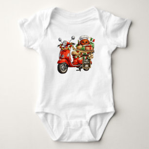 Body Para Bebê Conjunto Italiano Vespa Cute Little Meatball