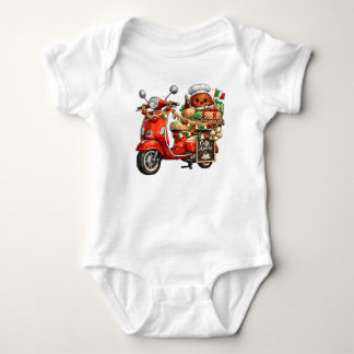 Body Para Bebê Conjunto Italiano Vespa Cute Little Meatball