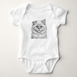 Body Para Bebê Conjunto para Bebê Gatinho Himalaio