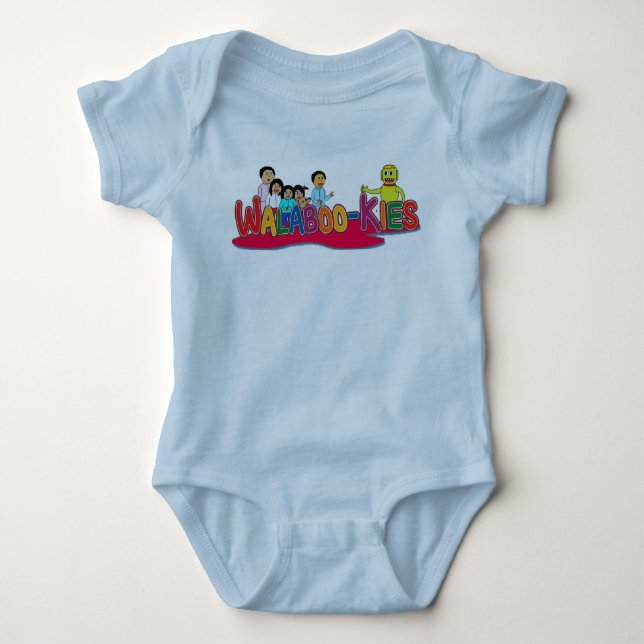 Body Para Bebê Conjunto para bebé Walabookies de 1 a 3 meses (Frente)