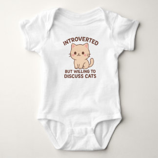 Body Para Bebê Conjuntos de Uma Peça para Bebês Introvertidos que
