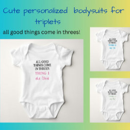 Body Para Bebê Conjuntos Engraçados Com Nome, Unisex Personalizad