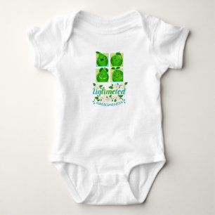Body Para Bebê Consciência sem limites - Jardim Punny