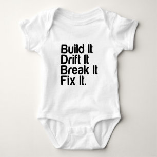 Body Para Bebê Construa-o, derive-o, quebre-o, FixIt - carro de