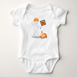Body Para Bebê Construção inferior engraçada