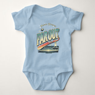 Body Para Bebê Continue no caminhoneiro" Retro 60s personalizado 