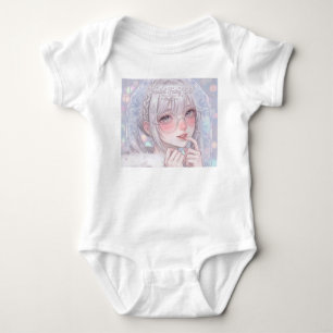 Body Para Bebê Conto de Fadas Congelado: Princesa de Inverno Fofo